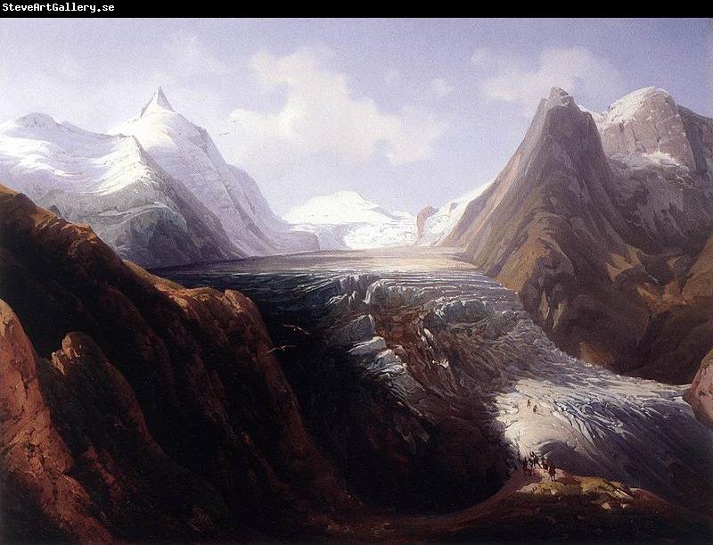 Thomas Ender The Grossglockner with the Pasterze Glacier